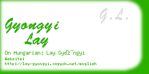 gyongyi lay business card